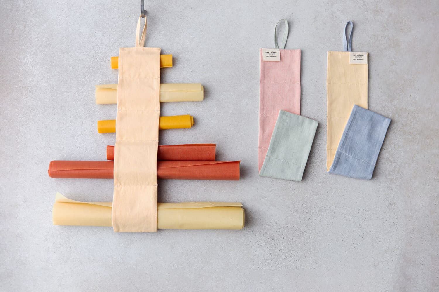Towel Holder Yellow & Orange