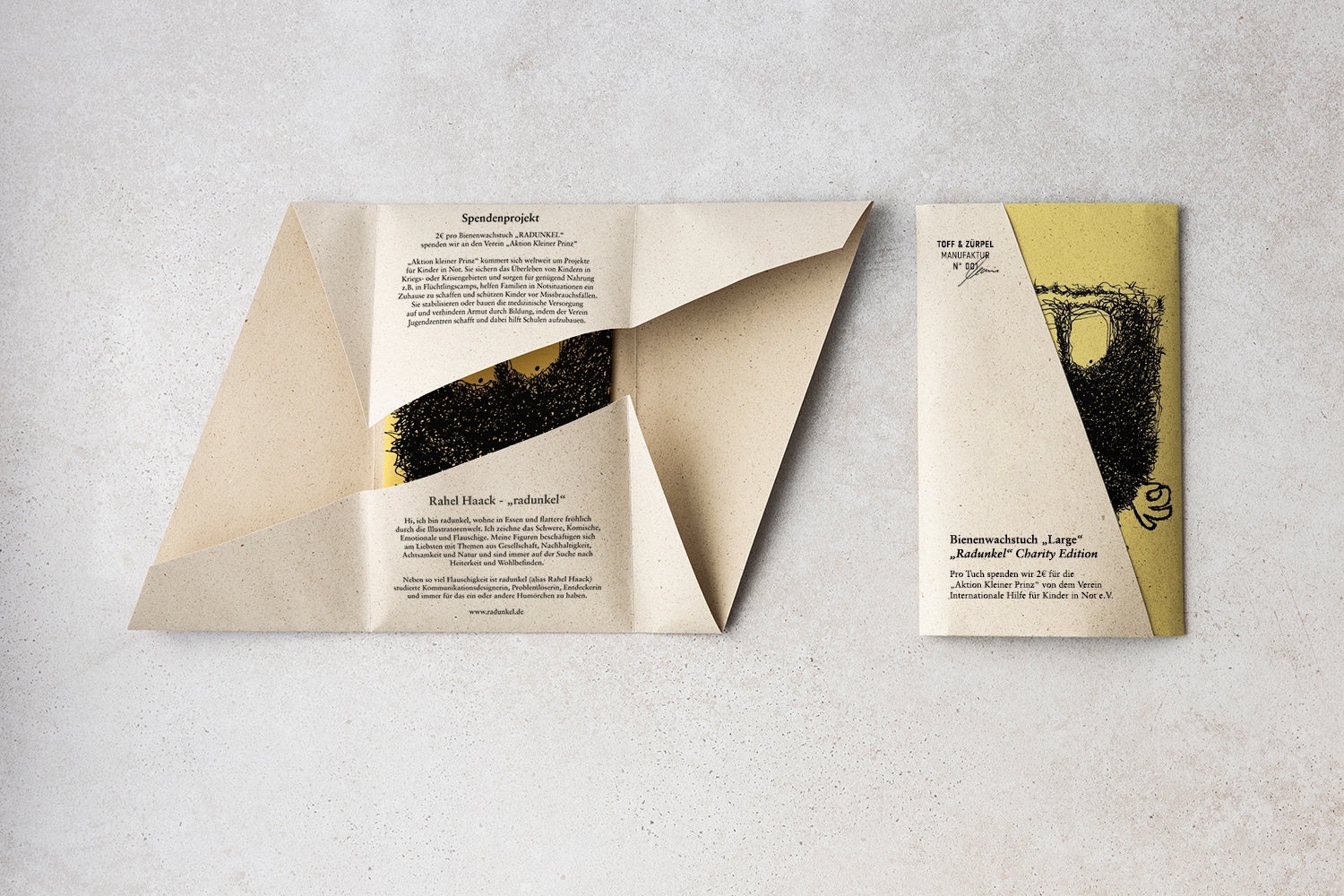 Radunkel beeswax wrap packaging