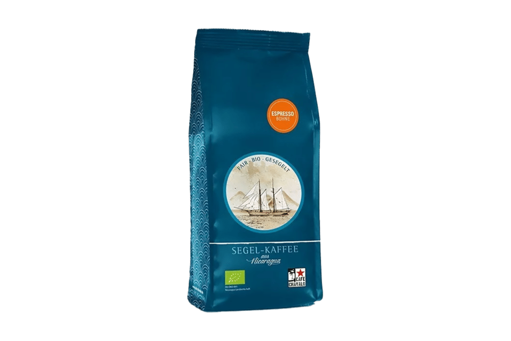 Café Chavalo Bio-Espresso - Transport per Segelschiff (250g, Ganze Bohnen)