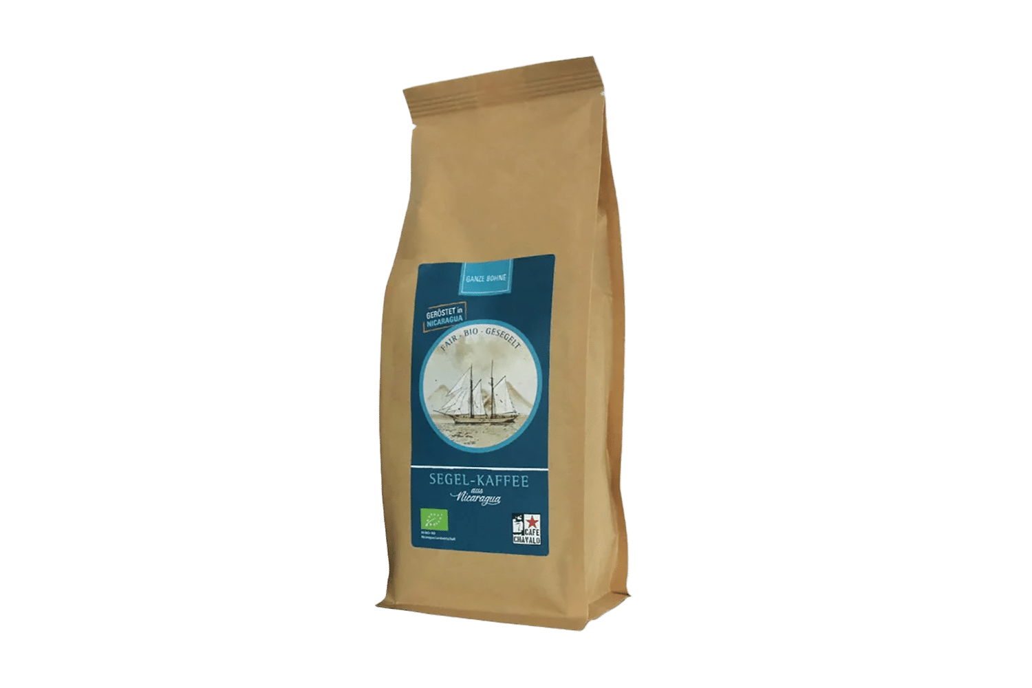 Café Chavalo Bio-Kaffee - Transport per Segelschiff (500g, Ganze Bohne)