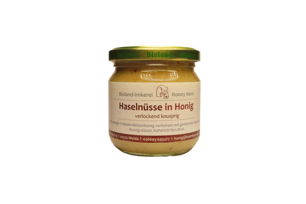 Haselnuss in Honig Bioland Imkerei Kern 250g