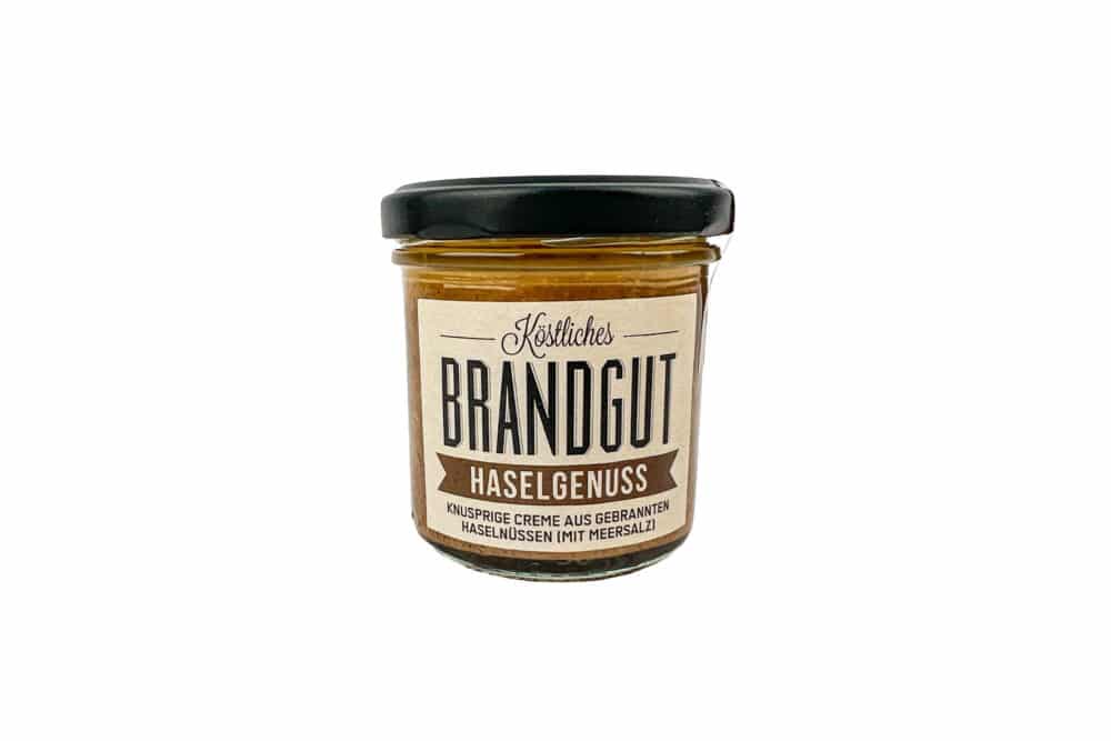 Brandgut "Haselgenuss!" - Haselnuss-Aufstrich mit Meersalz (160g)