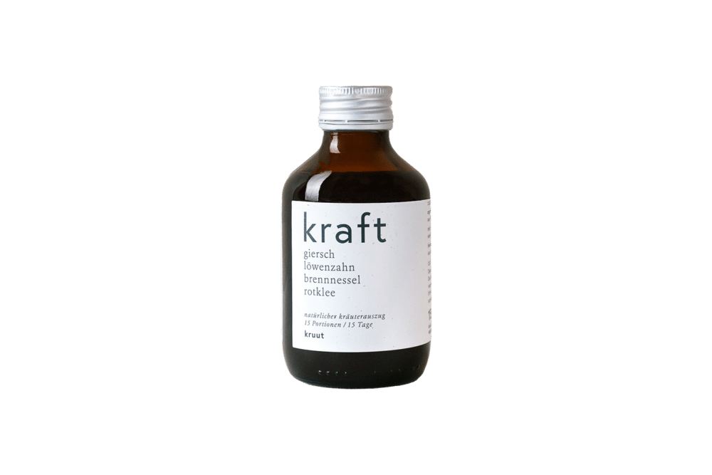 Kruut Oxymel Kräuterdrink "Kraft" - Wildkräuterauszug 150ml