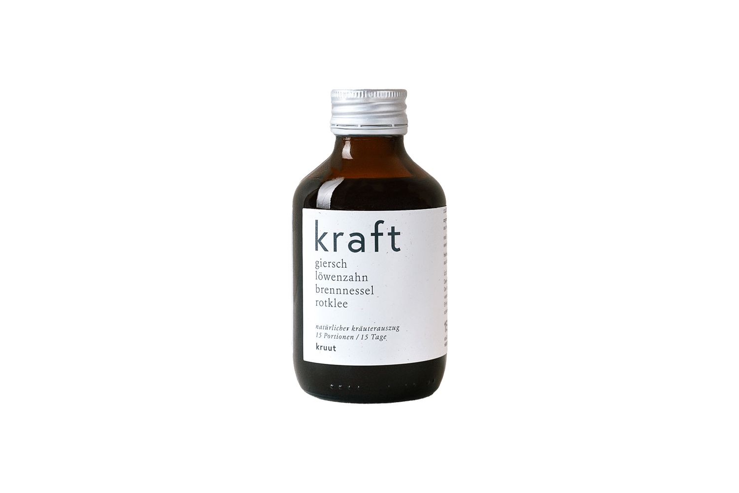 Kruut Oxymel Kräuterdrink "Kraft" - Wildkräuterauszug 150ml