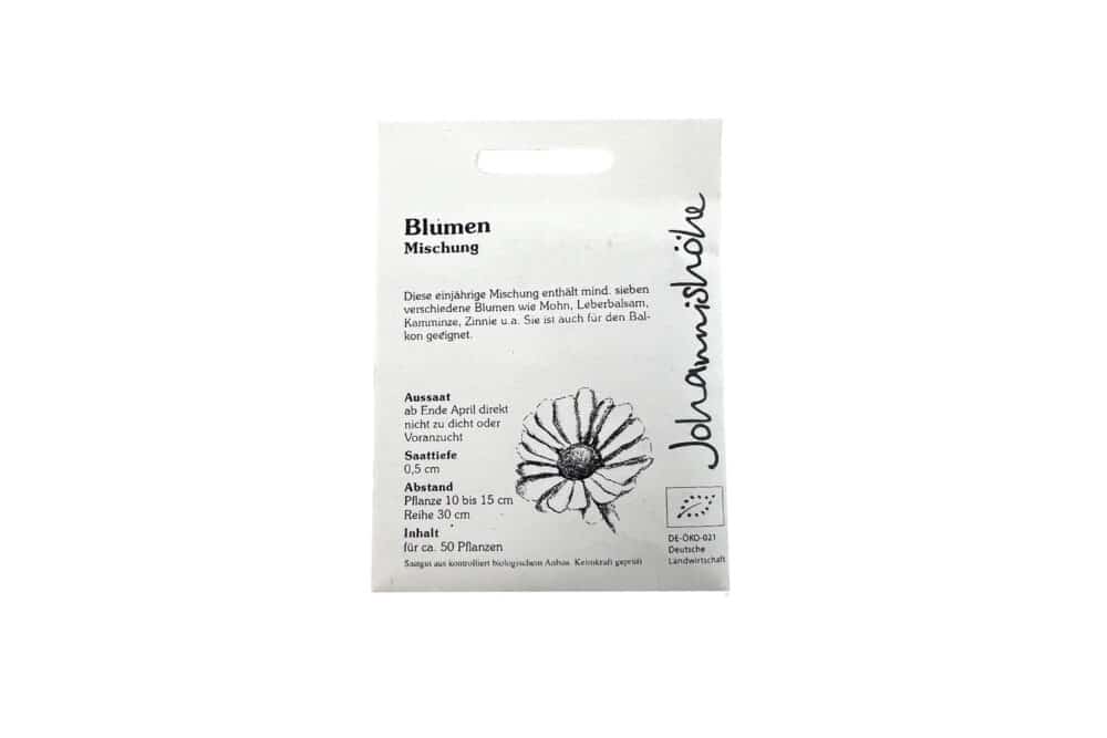 Bio-Saatgut Blumenmischung
