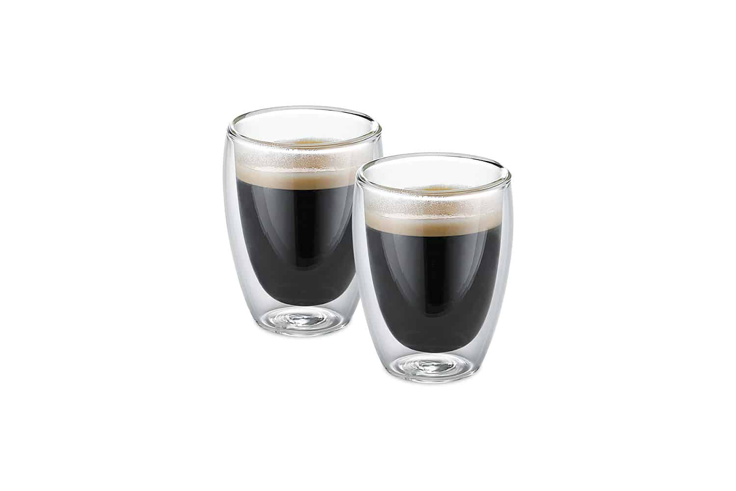 Gläser doppelwandig S 80 ml Set 2