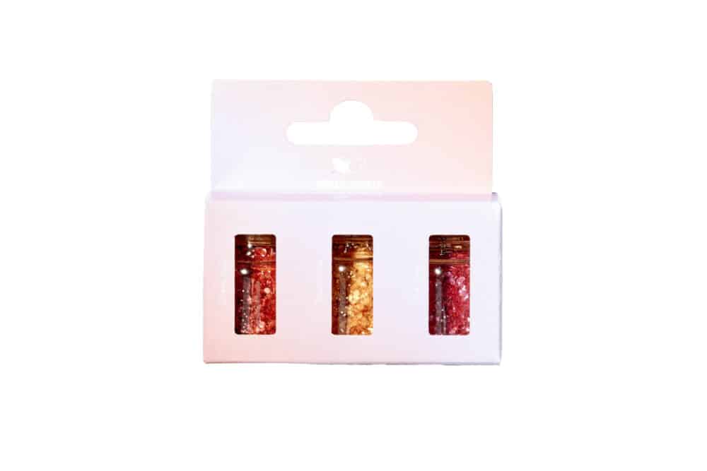 BIRKENSPANNER biologisch abbaubarer Glitzer "Collection Zodiac Edition" 3er-Set