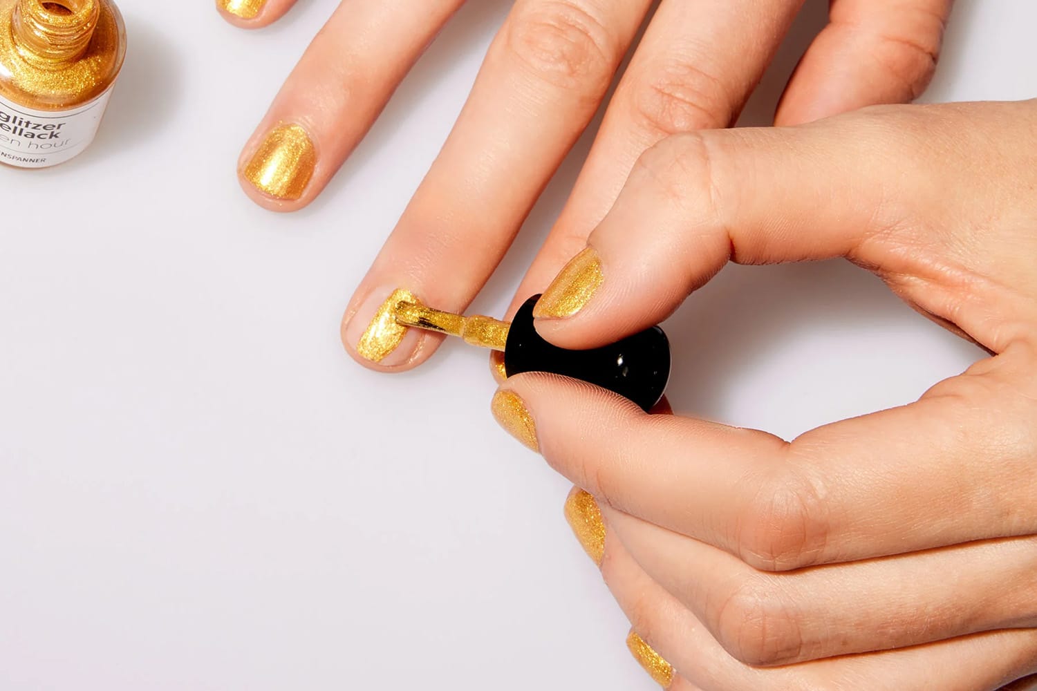 BIRKENSPANNER veganer Nagellack mit Bio-Glitzer