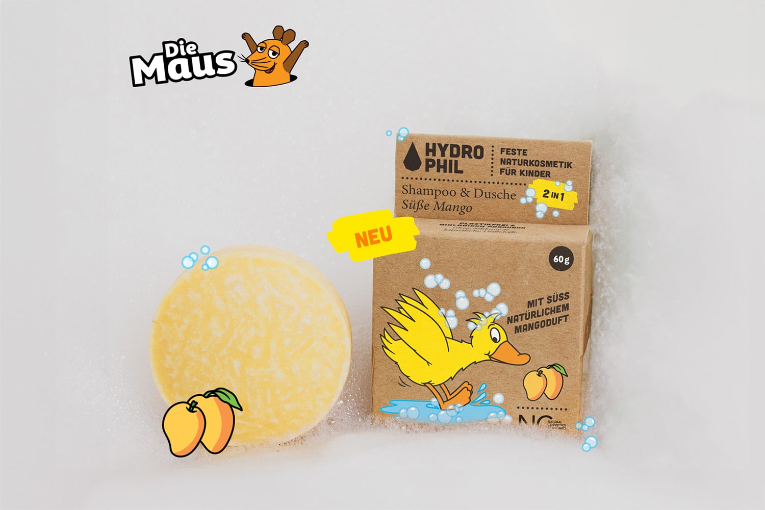 Hydrophil Kinder Shampoo 2in1 Ente Mango