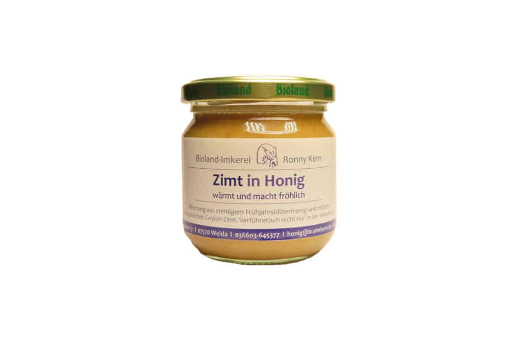 Zimt in Honig Bioland Imkerei Kern 250g