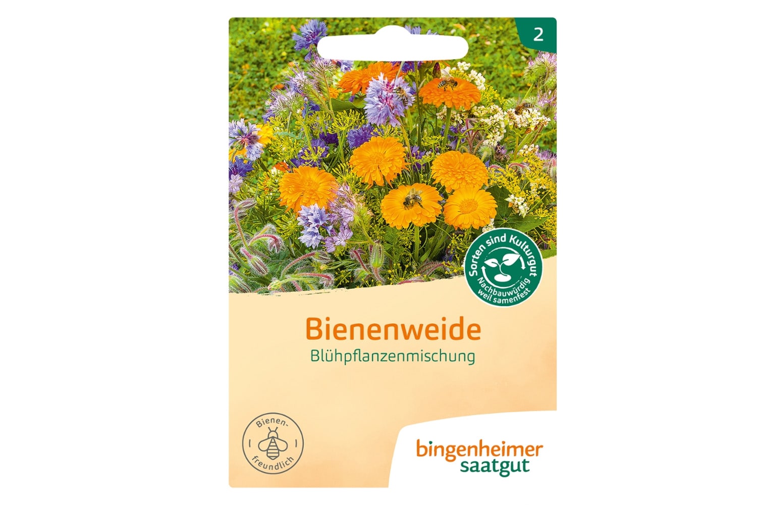 Saatgut Bienenweide BioBlühpflanzenmischung für 4qm