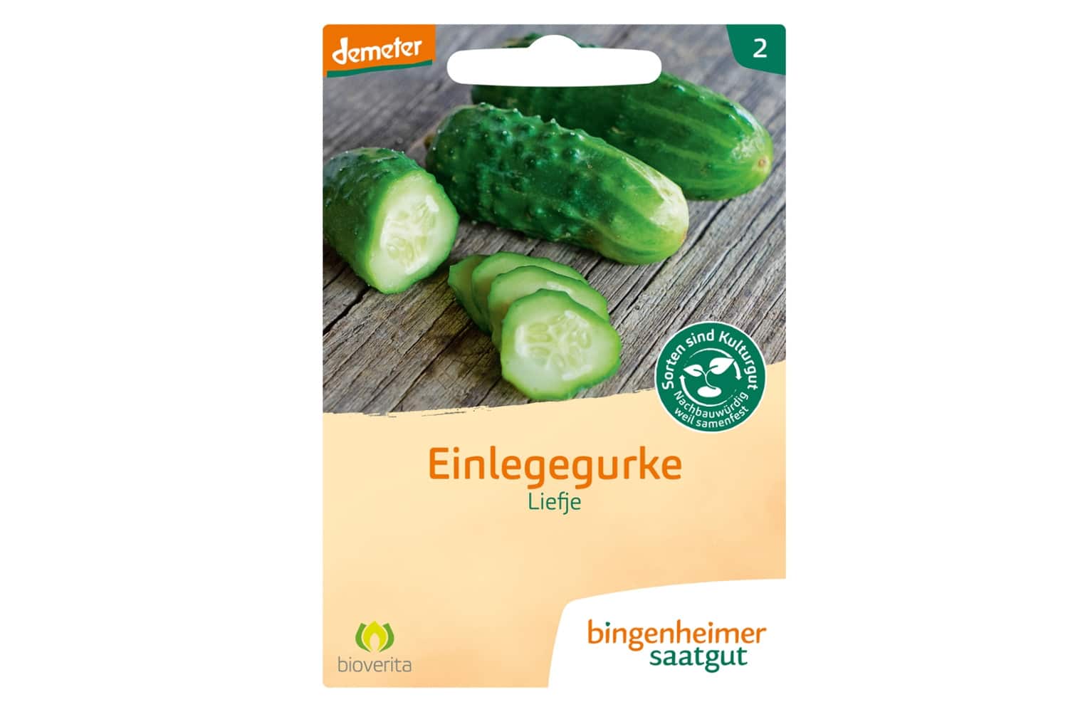 Bingenheimer Bio Saatgut Einlegegurke Liefje
