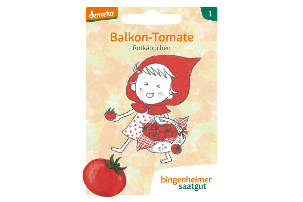 Bingenheimer Saatgut Gartenbande Balkon-Tomate Rotkäppchen