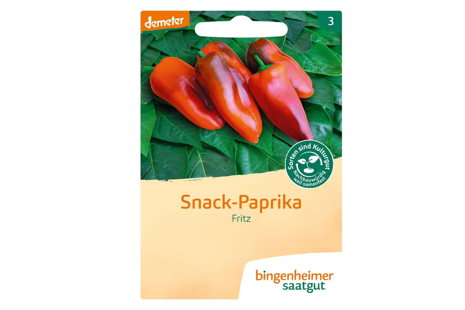 Bio Saatgut Snack Paprika Fritz