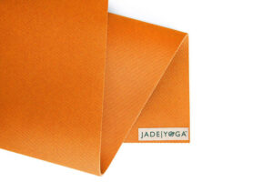 JadeYoga Harmony 68" Zoll Yogamatte 5mm Tibet Orange