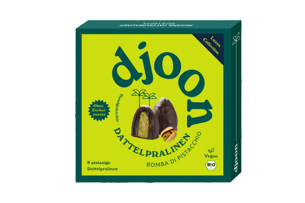 DJOON Bio Dattelpralinen bomba di pistacchio 100g