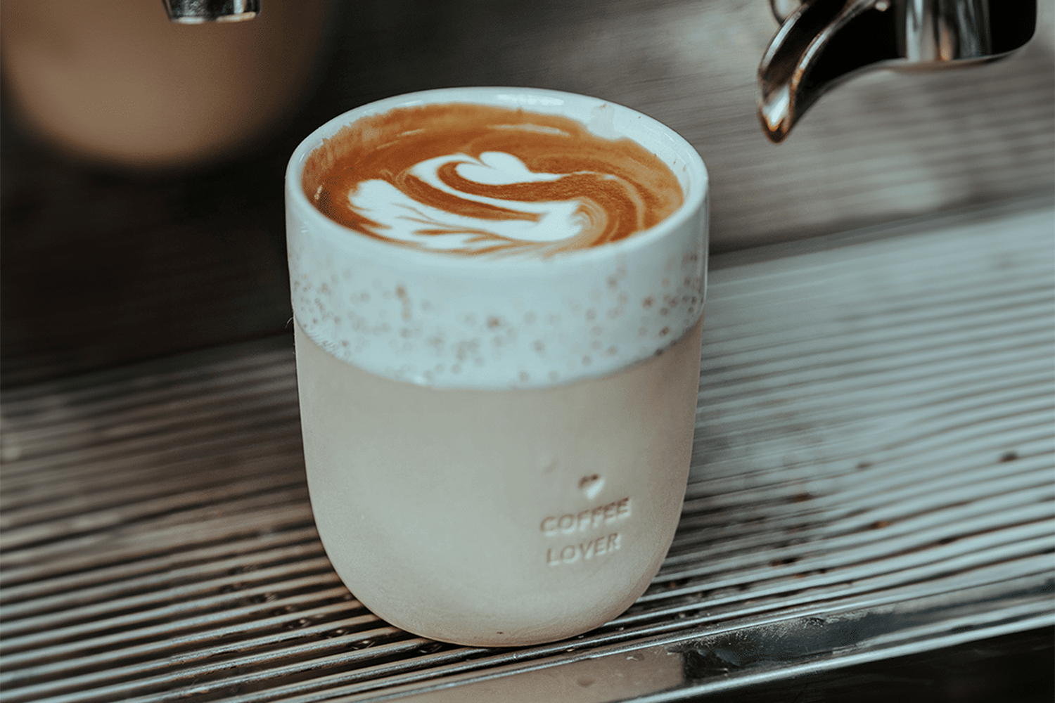 Dresdner Kaffee und Kakao Rösterei Latte Art
