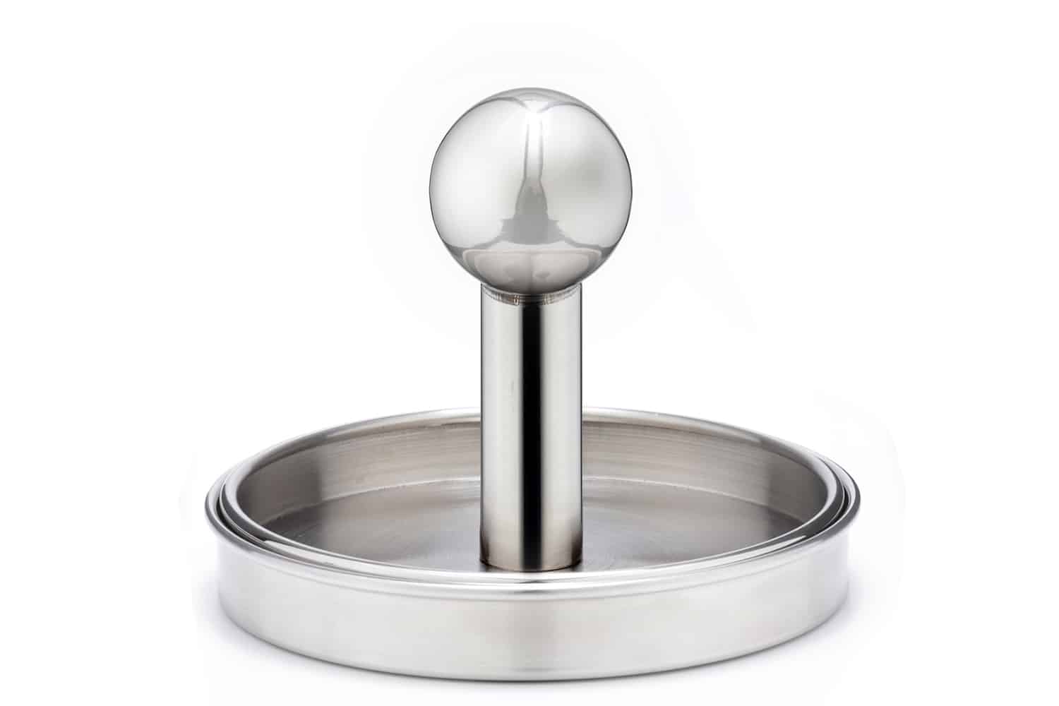 Burgerpresse zweiteilig Edelstahl 160g