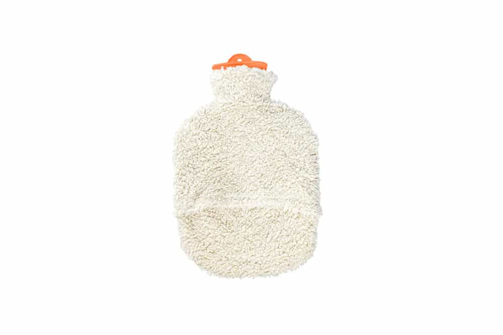 Wärmflaschenbezug Plüsch Bio Baumwolle 800ml Kinder mit Sänger Wärmflasche Orange