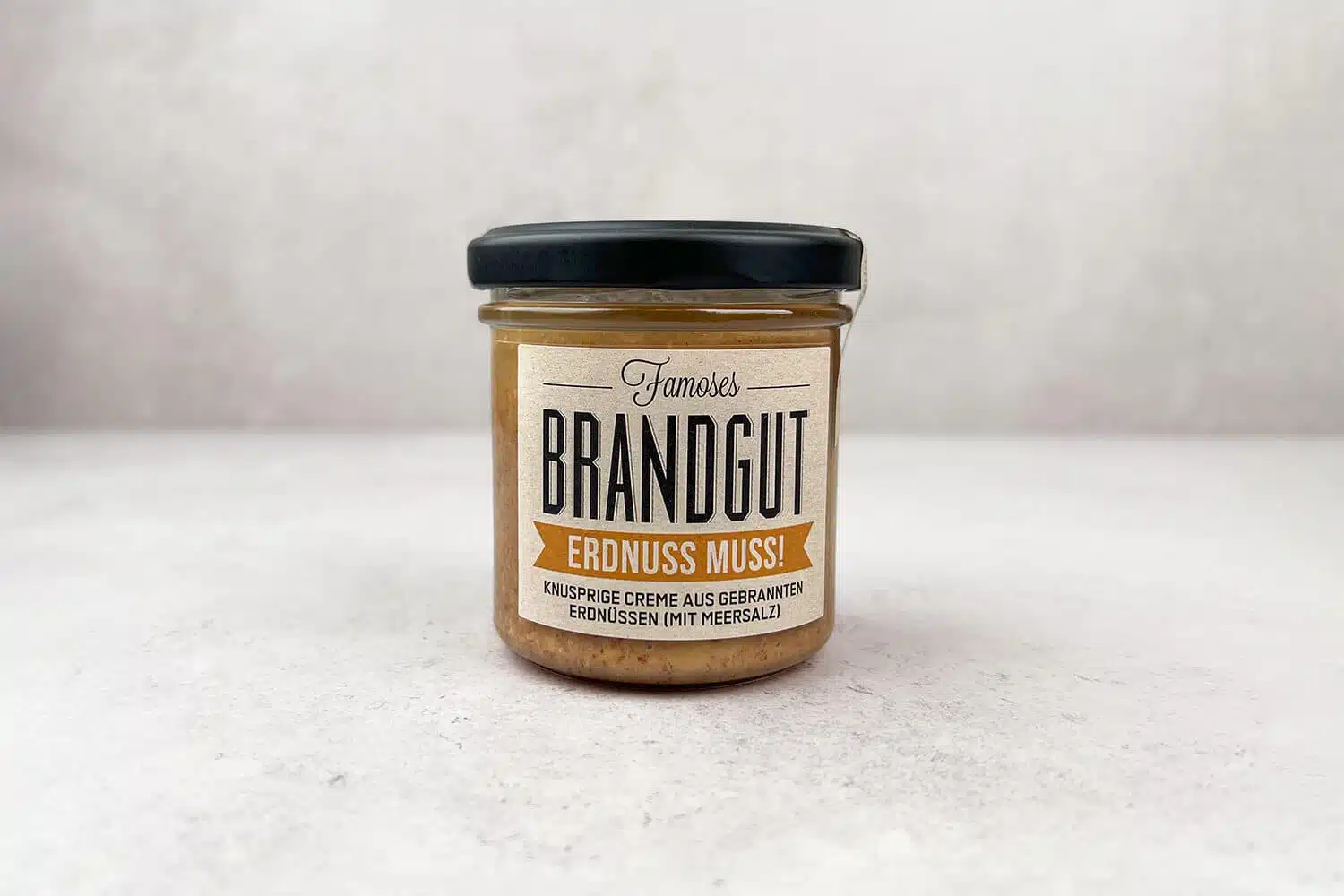 Brandgut Erdnuss Muss! mit Meersalz Aufstrich 160g