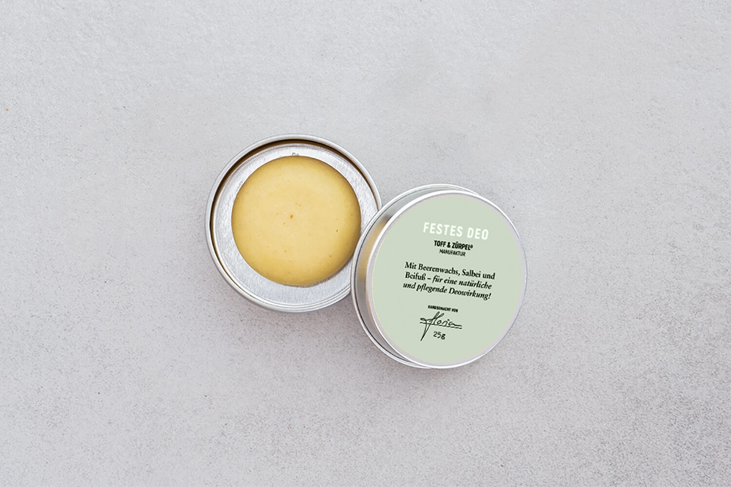 Solid vegan deodorant