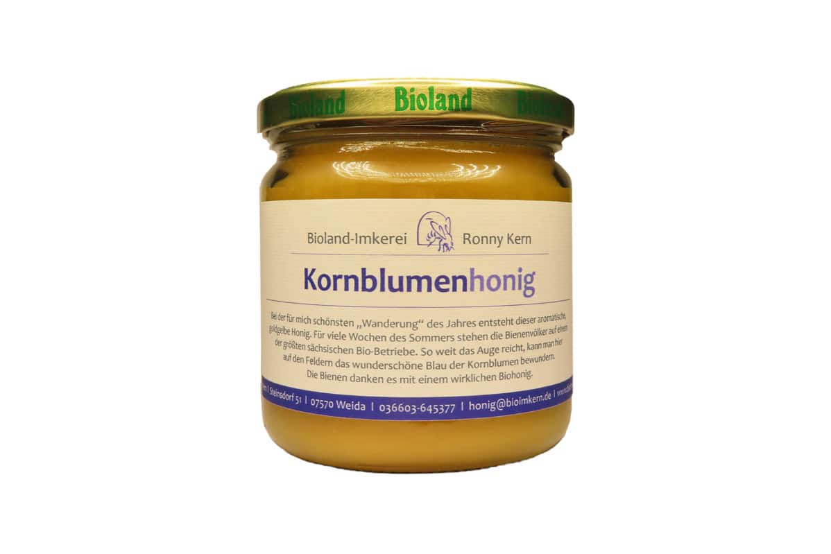 Kornblumenhonig Bioland Imkerei Kern 500g