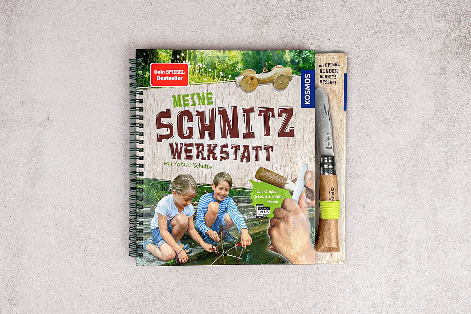 Meine Schnitzwerkstatt mit Opinel Kinderschnitzmesser