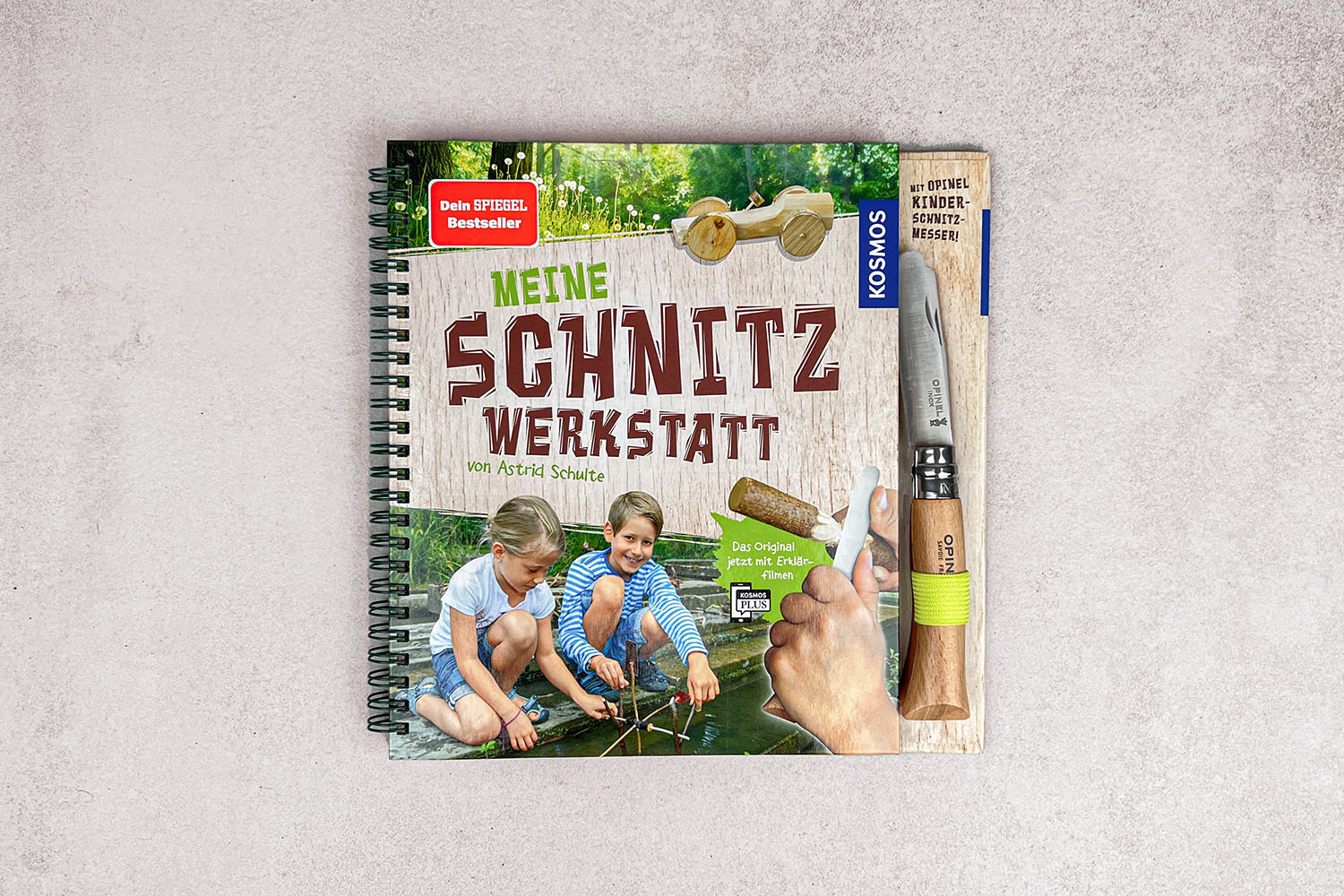 Meine Schnitzwerkstatt
mit Opinel Kinderschnitzmesser