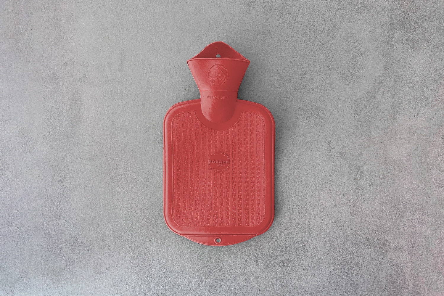 Sänger Kinder Wärmflasche rot