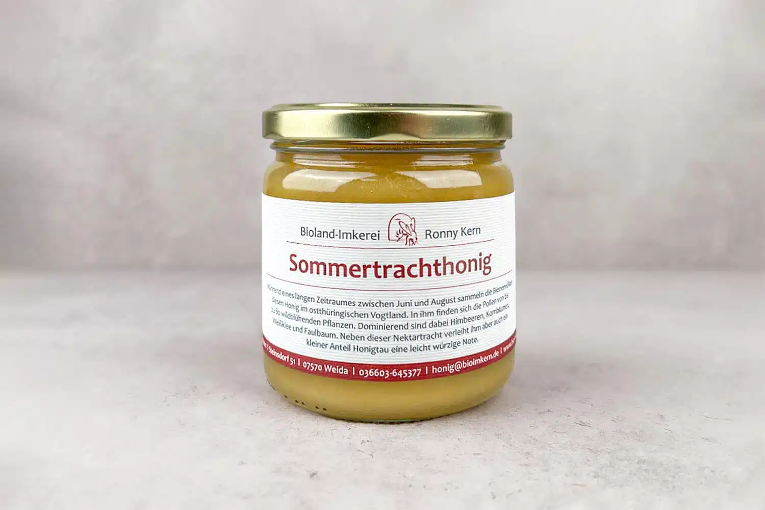 Sommertrachthonig Bioland Imkerei Kern 500g