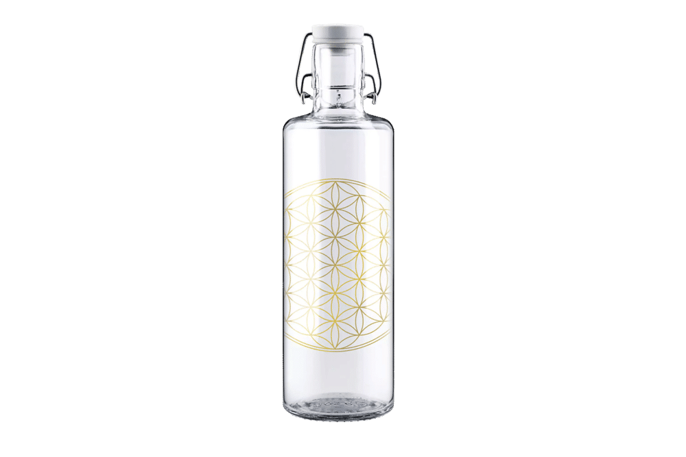 Soulbottle Flower of life Glasflasche 1l