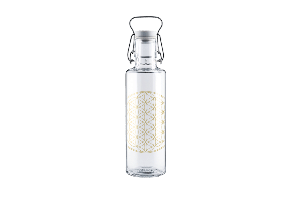 Soulbottles Flower of life Glasflasche 600ml